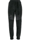 STYLAND STRAIGHT LEG VELOUR TRACK TROUSERS