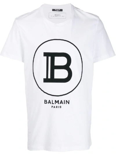 BALMAIN LOGO PRINT T-SHIRT