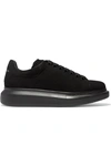 ALEXANDER MCQUEEN SUEDE EXAGGERATED-SOLE SNEAKERS