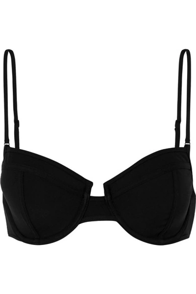 Zimmermann Underwired Bikini Top In Black