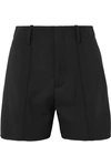 CHLOÉ WOOL-BLEND TWILL SHORTS