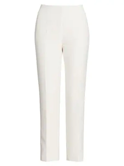 Akris Connie Cropped Straight Leg Pants In Jasmine