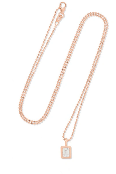 Anita Ko 18-karat Rose Gold Diamond Necklace