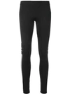Adidas Originals Adidas Women's Metallic Logo Leggings In Black