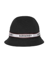 BURBERRY BLACK WOMEN'S JERSEY BUCKET HAT,0690B1C1-1C9B-6695-789C-1C0C0DDC8E57