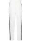 HAIDER ACKERMANN WHITE HIGH WAISTED trousers,44EBED87-353F-7681-1D39-E07730540BED