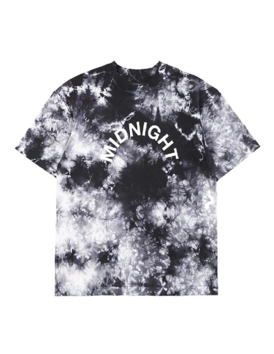 Midnight Studios Tie-dye American Dreamer T-shirt In Grey