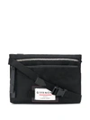 Givenchy Logo-patch Messenger Bag In Black