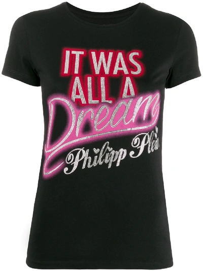 Philipp Plein Dream Print T-shirt In Black