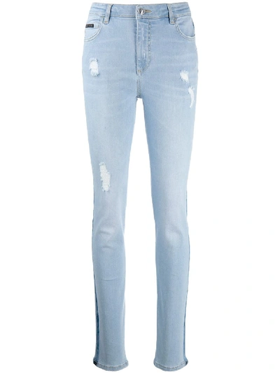 Philipp Plein Slim-fit Jeans In Blue