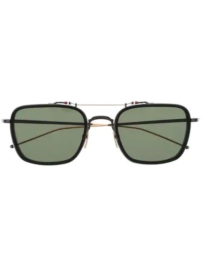 Thom Browne Square Frame Sunglasses In Black