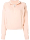 CURRENT ELLIOTT HALF-ZIP SWEATSHIRT