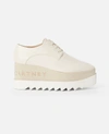 Stella Mccartney Sneak-elyse Embellished Platform Wedge Sneakers In Neutrals