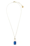 Vince Camuto Triple Drop Pendant Necklace In Gold