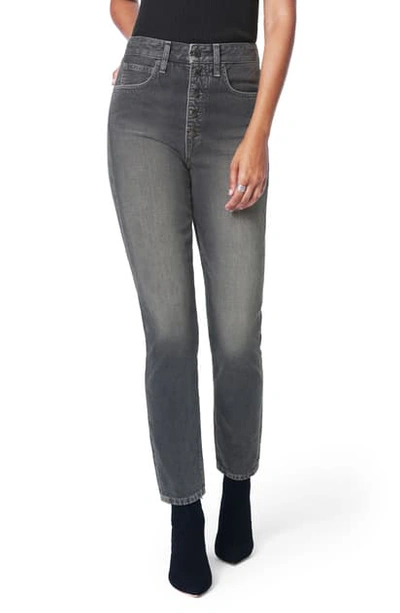 Joe's Jeans X Weworewhat The Danielle High-rise Vintage Straight Jeans In Gray In Grey