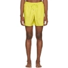 VILEBREQUIN VILEBREQUIN YELLOW SOLID MOOREA SWIM SHORTS