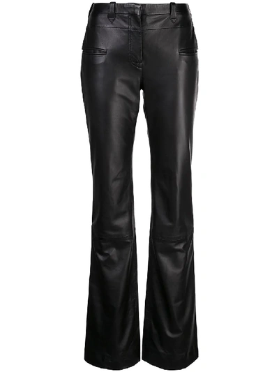 Altuzarra Serge Leather Trousers In Black