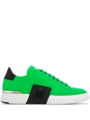 Philipp Plein Original Low Top Sneakers In Green