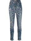 PHILIPP PLEIN PAINT PRINT SKINNY JEANS