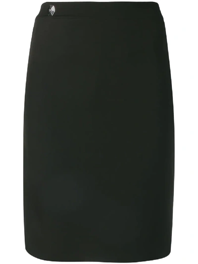 Philipp Plein Fitted Skirt In Black