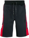 PHILIPP PLEIN CONTRAST DRAWSTRING SHORTS