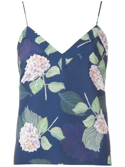 Olympiah 'fleur' Tanktop Mit Print In Blue