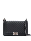 Marc Ellis Flat Quilted Shoulder Bag In Schwarz