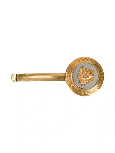 Versace Medusa Head Hairpin In Gold