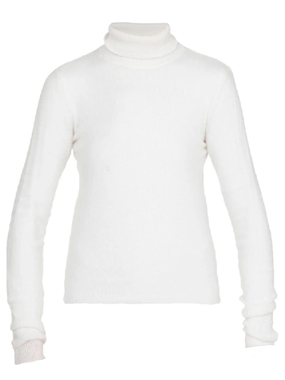 Andrea Ya'aqov Cashmere And Silk Sweater In White