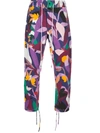 PRABAL GURUNG DRAWSTRING WAIST TROUSERS