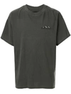 Daniel Patrick Rear Logo Print Boxy T In 灰色