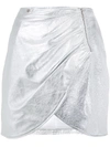 Olympiah Sauge Metallic Drape Skirt