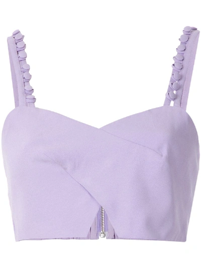 Olympiah Magnolia Cropped Top In Lila