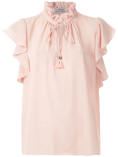 Olympiah Juli Ruffle Blouse In Pink