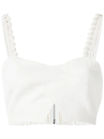 Olympiah Magnolia Cropped Top In White
