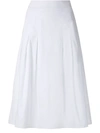 Olympiah Viorne Midi Skirt In White