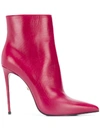 Le Silla Eva 120mm Ankle Boots In Red