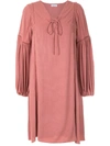 Olympiah Hagia Wide Sleeves Dress In Pink