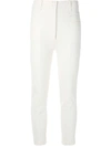 GLORIA COELHO SKINNY CROPPED TROUSERS