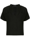 Olympiah Maggiolina Pockets Blouse In Black