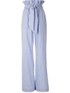 Olympiah Laurier Paperbag Waist Trousers In Blue
