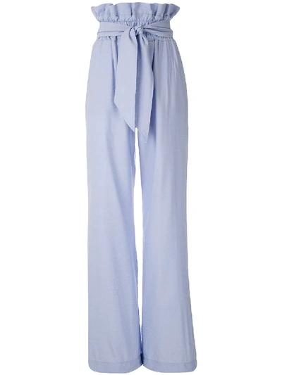 Olympiah Laurier Paperbag Waist Trousers In Blue