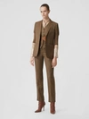 BURBERRY Houndstooth Check Wool Tailored Waistcoat