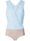 Olympiah Petale Lace Body In Blue