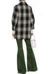 ALICE AND OLIVIA LANCE CHECKED COTTON-BLEND COAT,3074457345620524998