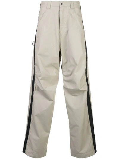 Phipps Side Stripe Track Trousers In Neutrals