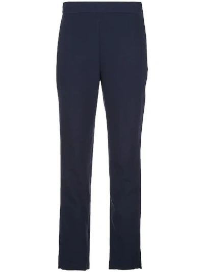 Prabal Gurung Zip-up Tailored Trousers In Blue