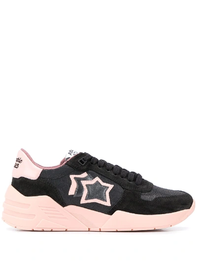Atlantic Stars Sneakers Venus Fabric Pink In Black