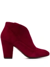 Chie Mihara Elgi Ankle Boots In Rot