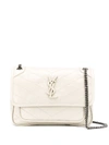 Saint Laurent Quilted Niki Crossbody Bag In Neutrals